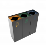 CIMON PC - bacs de recyclage en metal laque