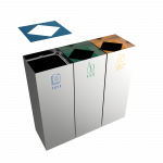 CIMON SST - stainless steel recycle bins