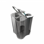 POLARIS SSTM - acier inoxydable et mesh station du recyclage