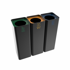 SALLIERE PC - sheet metal modern design recycle bins