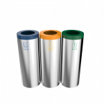 STELLA SST - stainless steel recycle bins