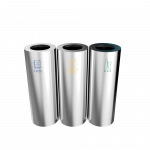 STELLA SST - stainless steel recycle bins