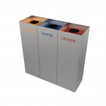 MEDELE SST - stainless steel modern recycle bins_51