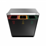 ARIZARO PC - attractive design sheet metal waste bins_1