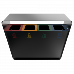 ARIZARO PC - attractive design sheet metal waste bins_7