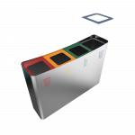 MEDUSA SST - Solución simple de contenedor de reciclaje de acero inoxidable_12