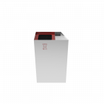 DENALI SST stylish outdoor stainless steel recycle bin with ashtray_1