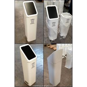 BONANZA PC modern sheet metal recycle bins