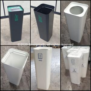 SALLIERE PC modern recycle bins made of sheet metal