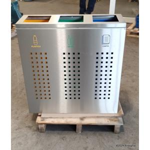 ALBRIS SST color coded stainless steel recycle bin