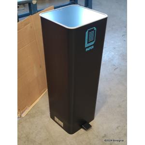 VADRET PC stylish sheet metal recycle bin with pedal