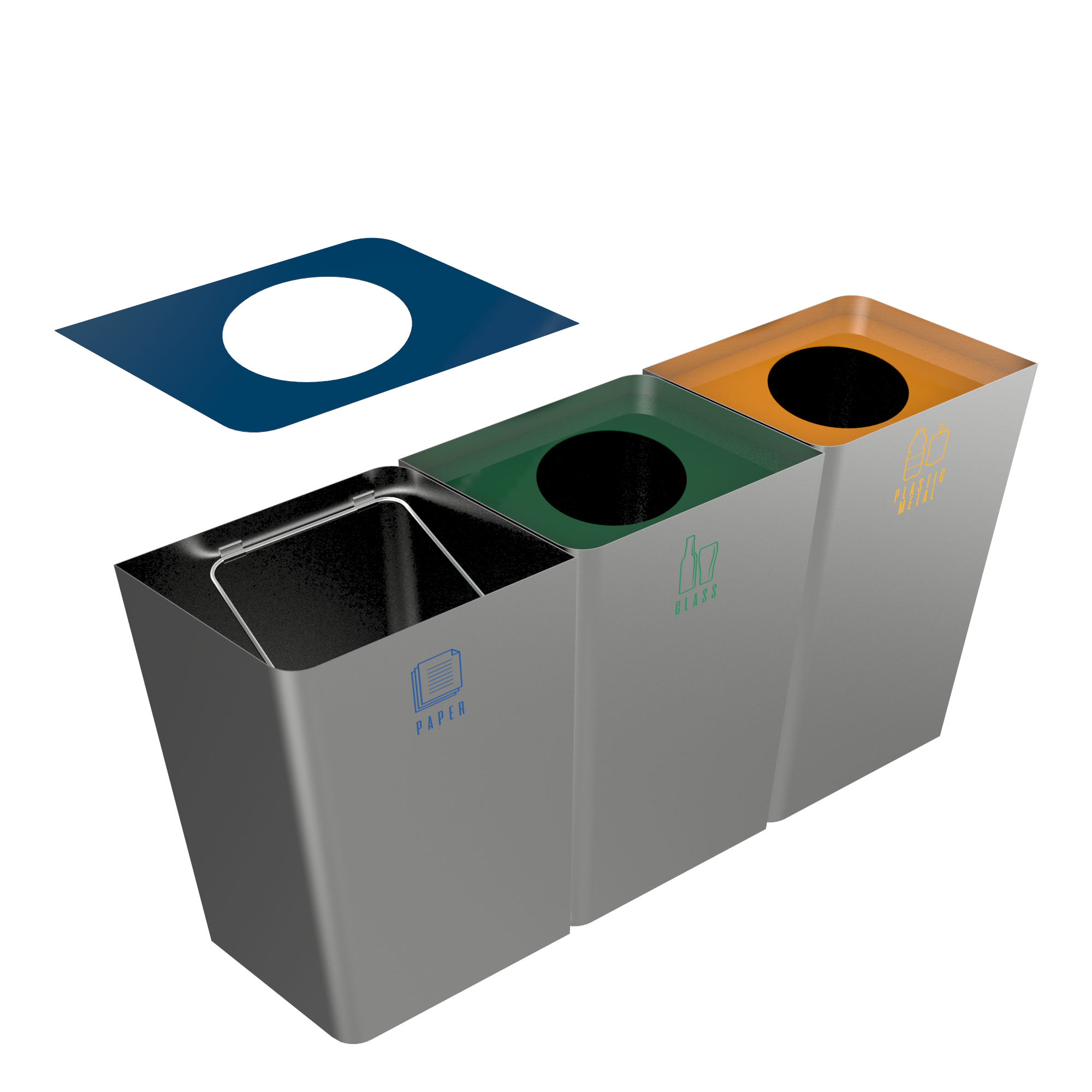 Recycling Bin - 2paws Designs